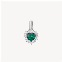 Charm Brosway Dame FANCY LIFE GREEN in Silber Zirconia FLG116
